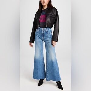 MOTHER  The Roller Jeans in Color: Riding The Cliffside